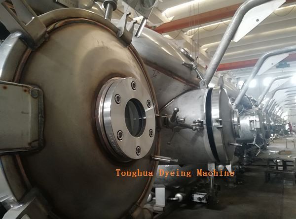 Soft Flow Dyeing Machine For Cotton Twill / TH-LA Series High-Pressure And High-Pressure Dyeing Machine